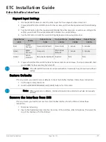 Предварительный просмотр 14 страницы ETC Echo-Echoflex Interface Installation Manual