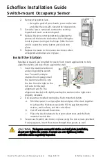 Предварительный просмотр 8 страницы ETC Echoflex Dual Tech Installation Manual