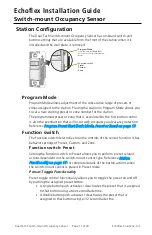 Предварительный просмотр 11 страницы ETC Echoflex Dual Tech Installation Manual