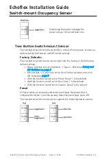 Предварительный просмотр 17 страницы ETC Echoflex Dual Tech Installation Manual