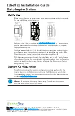 Предварительный просмотр 1 страницы ETC Echoflex Elaho Inspire Station Installation Manual