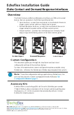 ETC Echoflex Elaho Installation Manual предпросмотр