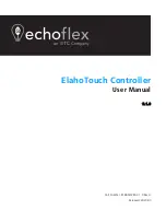 ETC echoflex ElahoTouch User Manual предпросмотр