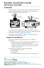 Предварительный просмотр 1 страницы ETC Echoflex ELED1-BUN Installation Manual