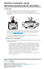 ETC echoflex ELED1 Installation Manual предпросмотр