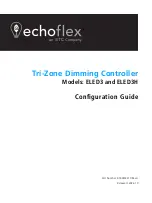 ETC Echoflex ELED3 Configuration Manual предпросмотр