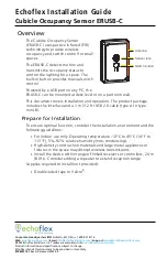 Предварительный просмотр 1 страницы ETC echoflex ERUSB-C Installation Manual