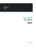 ETC Element Classic User Manual preview