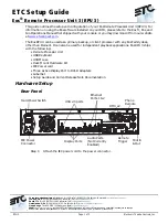 ETC Eos Remote Processor Unit 3 Setup Manual предпросмотр