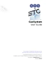 Предварительный просмотр 1 страницы ETC GDS CueSystem User Manual