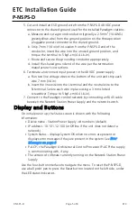 Preview for 5 page of ETC P-NSPS-D Installation Manual