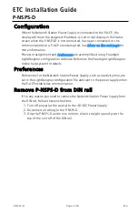 Preview for 7 page of ETC P-NSPS-D Installation Manual