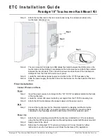 Предварительный просмотр 2 страницы ETC P-TS18-RM Installation Manual