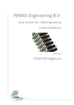 Preview for 1 page of ETC Penko SGM700 Series Manual