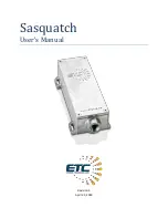 Предварительный просмотр 1 страницы ETC Sasquatch User Manual