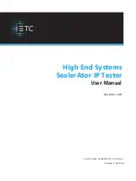 ETC SealerAtor User Manual предпросмотр