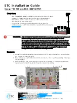 ETC Sensor IQ 500kcmil Kit Installation Manual preview