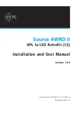 ETC Source 4WRD II Installation And User Manual preview