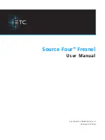 Предварительный просмотр 1 страницы ETC source four fresnel User Manual