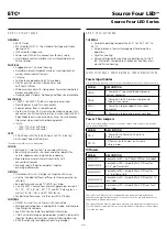 Preview for 2 page of ETC Source Four LED S4LEDLS Manual