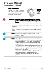 Preview for 3 page of ETC Source Four PARNel User Manual