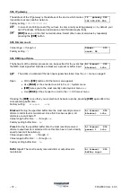 Preview for 22 page of ETC transtechnik FDX2000 Operating Manual