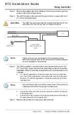 Предварительный просмотр 3 страницы ETC Unison Aero Relay Controller Installation Manual