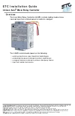 ETC Unison Aero Installation Manual предпросмотр