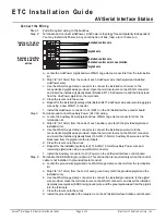 Preview for 2 page of ETC Unison Heritage UH1AV Installation Manual