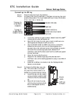 Предварительный просмотр 2 страницы ETC Unison Heritage Installation Manual