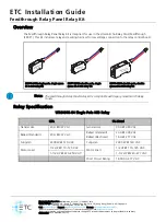 ETC WR6161K-84 Installation Manual preview