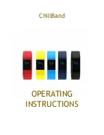 Etcbuys Chillband Operating Instructions Manual preview