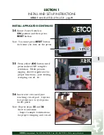 Предварительный просмотр 14 страницы Etco IP-Mini Instruction Manual