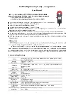 ETCR 016 User Manual preview