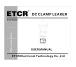 Preview for 1 page of ETCR 6300D User Manual