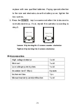 Предварительный просмотр 22 страницы ETCR 9500 Manual