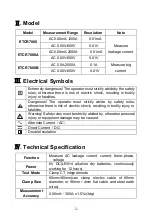 Preview for 6 page of ETCR ETCR 7000 Manual