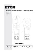 Предварительный просмотр 1 страницы ETCR ETCR2000E Plus Manual