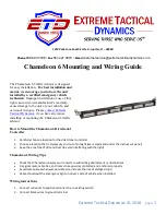 Preview for 1 page of ETD Chameleon 6 Mounting Manual