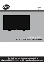 Etec 40E800 User Manual preview