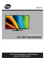 Etec 48E700LC User Manual preview