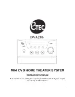 Etec DVA286 Instruction Manual предпросмотр