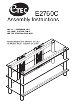 Предварительный просмотр 1 страницы Etec E2760C Assembly Instructions Manual