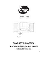 Etec E399 Instruction Manual preview