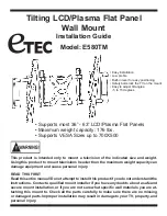 Etec E580TM Installation Manual preview