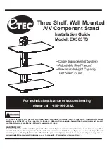 Preview for 1 page of Etec EX303TS Installation Manual