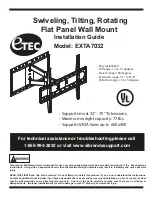 Предварительный просмотр 1 страницы Etec EXTA7032 Installation Manual