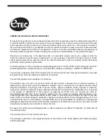 Preview for 11 page of Etec EXTA7032 Installation Manual