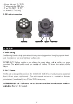 Preview for 3 page of Etec Moving Beam 7Q User Manual