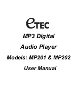 Предварительный просмотр 1 страницы Etec MP201 User Manual